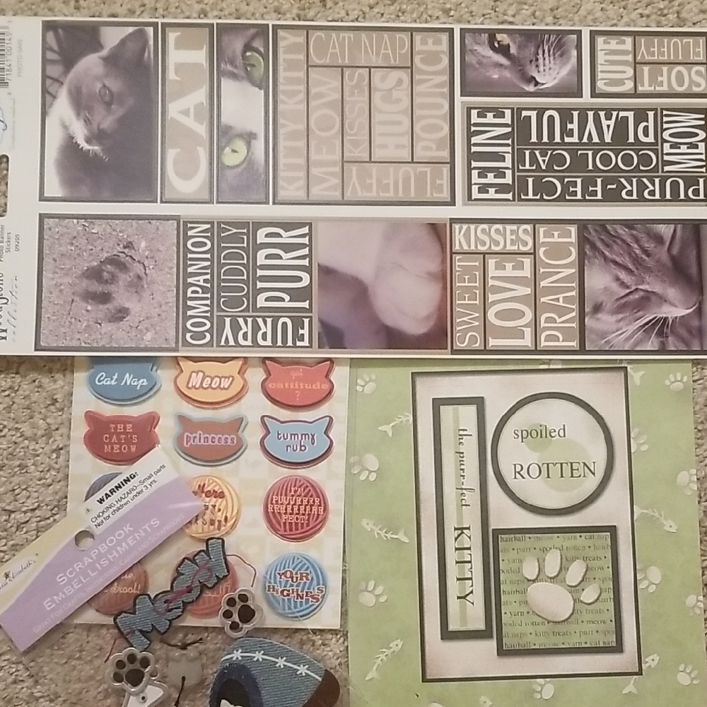 Cat-Themed Sticker Set - Multicolor - Picture 2 of 7
